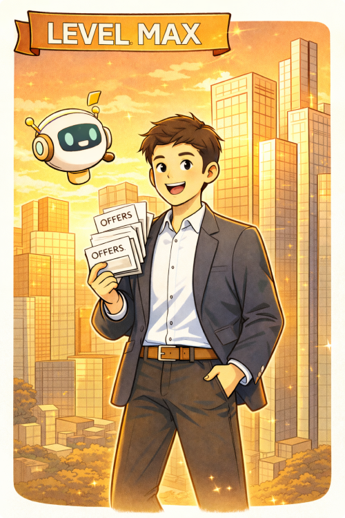 Level max — multiple job offers as a tech professional